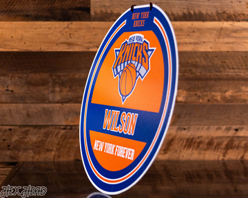New York Knicks Personalized Monogram Metal Art