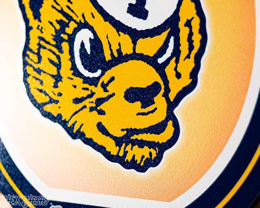 VARSITY Collection- SINGLE Layer Michigan Wolverines Metal Wall Art