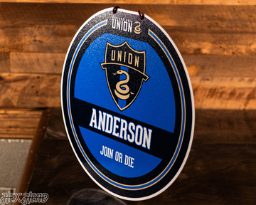 Philadelphia Union Personalized Monogram Metal Art