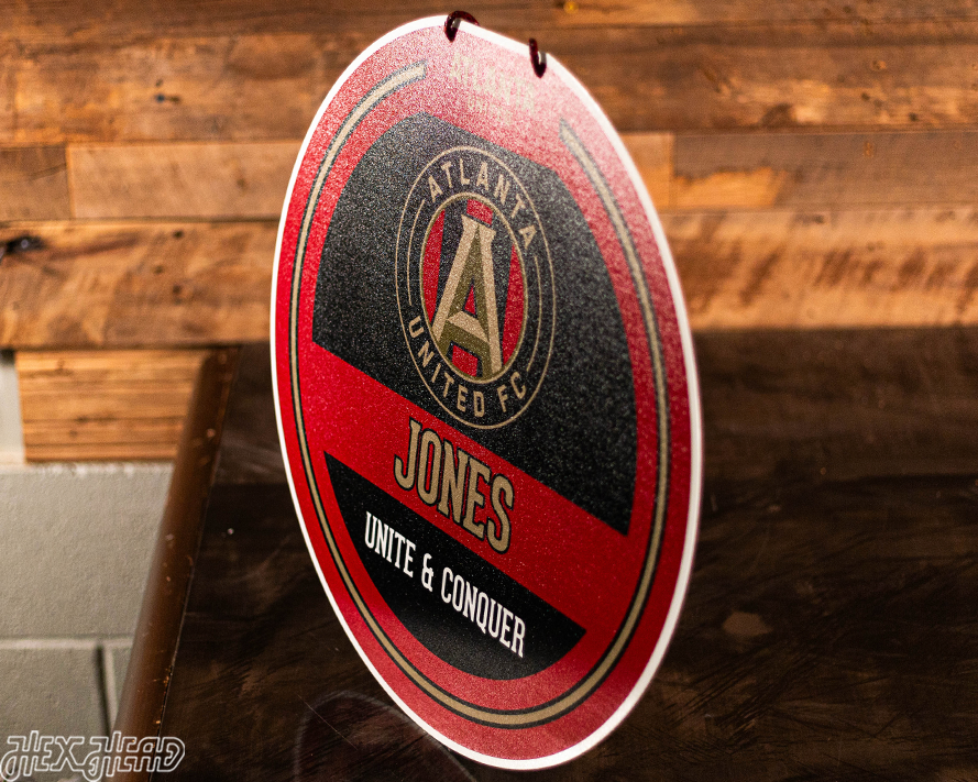 Atlanta United FC Personalized Monogram Metal Art