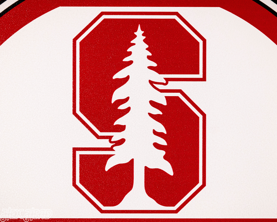 Stanford Cardinal Personalized Monogram Metal Art