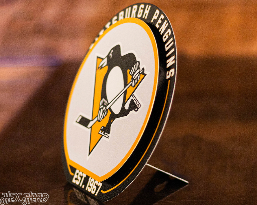 Pittsburgh Penguins "Double Play" On the Shelf or on the Wall Art