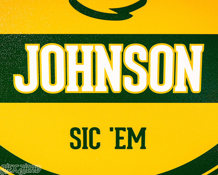 Baylor Bears Personalized Monogram Metal Art