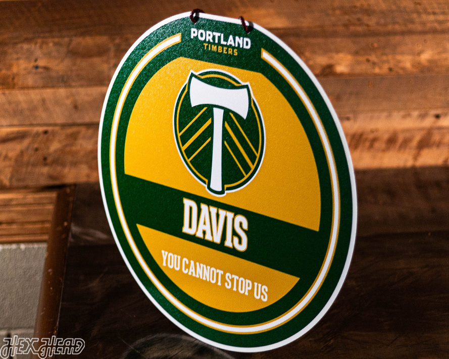 Portland Timbers Personalized Monogram Metal Art