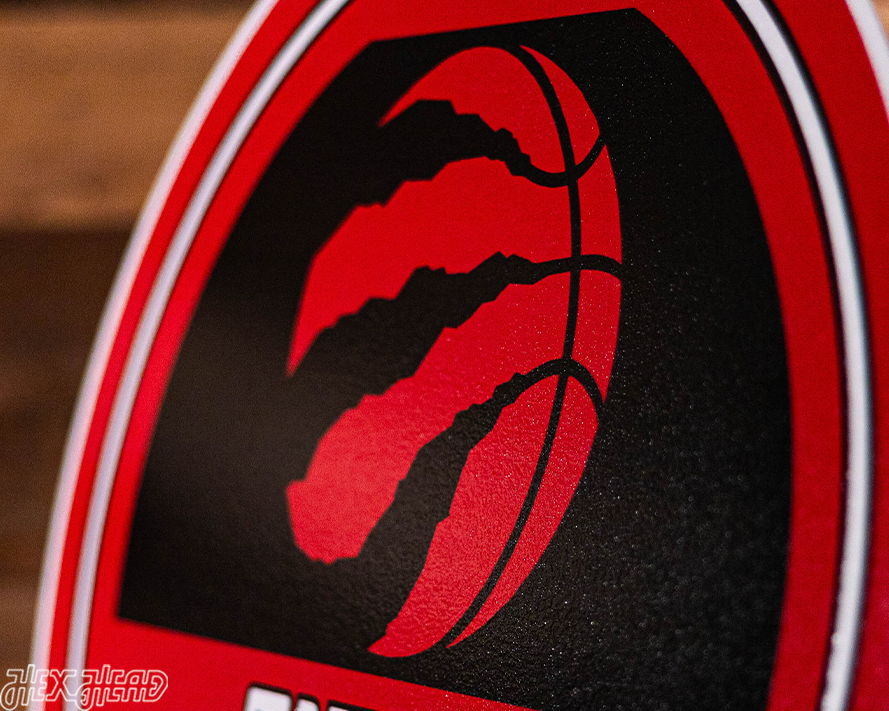 Toronto Raptors Personalized Monogram Metal Art