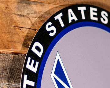 VARSITY Collection- SINGLE Layer United States Air force Metal Wall Art