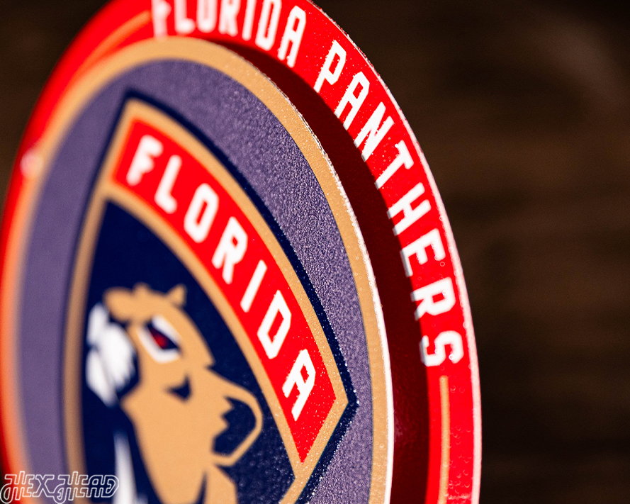 Florida Panthers "Double Play" On the Shelf or on the Wall Art