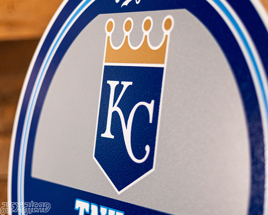 Kansas City Royals Personalized Monogram Metal Art