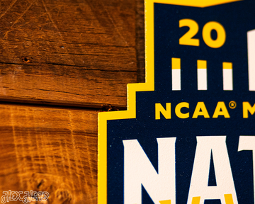 SINGLE layer Michigan Wolverines 2026 Men's Basketball National Champions