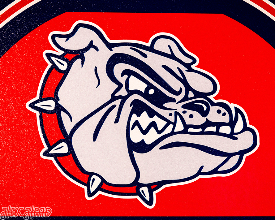 Gonzaga Bulldogs Personalized Monogram Metal Art