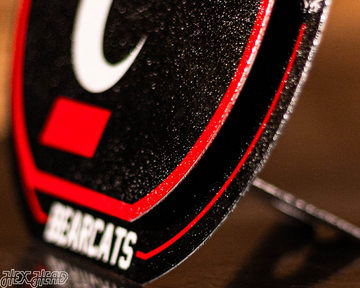 Cincinnati Bearcats "Double Play" On the Shelf or on the Wall Art