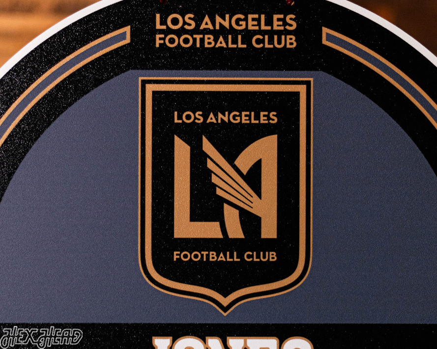 Los Angeles FC Personalized Monogram Metal Art