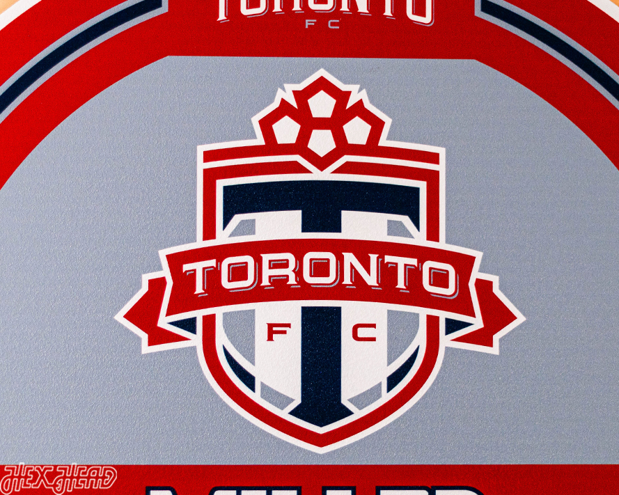 Toronto FC Personalized Monogram Metal Art