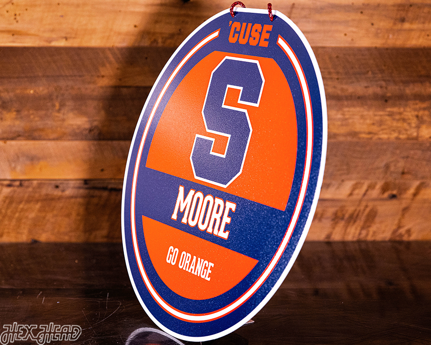 Syracuse Orange Personalized Monogram Metal Art