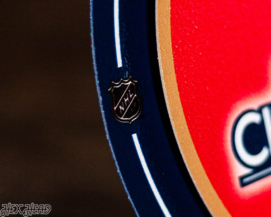 8" Florida Panthers 2024 Stanley Cup Champions "Double Play" On the Shelf or on the Wall Art