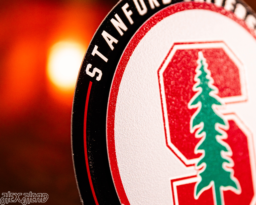 Stanford Cardinal "Double Play" On the Shelf or on the Wall Art