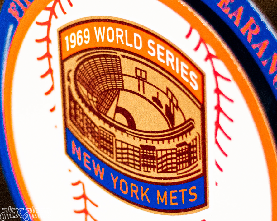 New York Mets 1969 World Series "Double Play" On the Shelf or on the Wall Art