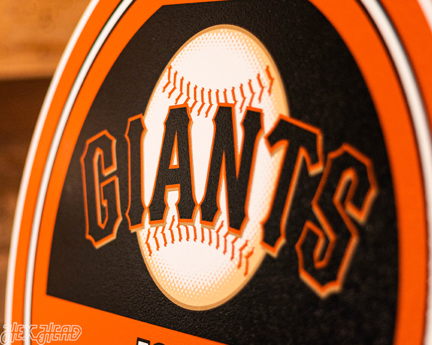 San Francisco Giants Personalized Monogram Metal Art