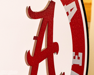 Alabama Crimson Tide 3D Vintage Metal Wall Art