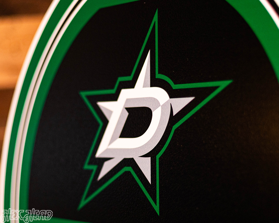 Dallas Stars Personalized Monogram Metal Art