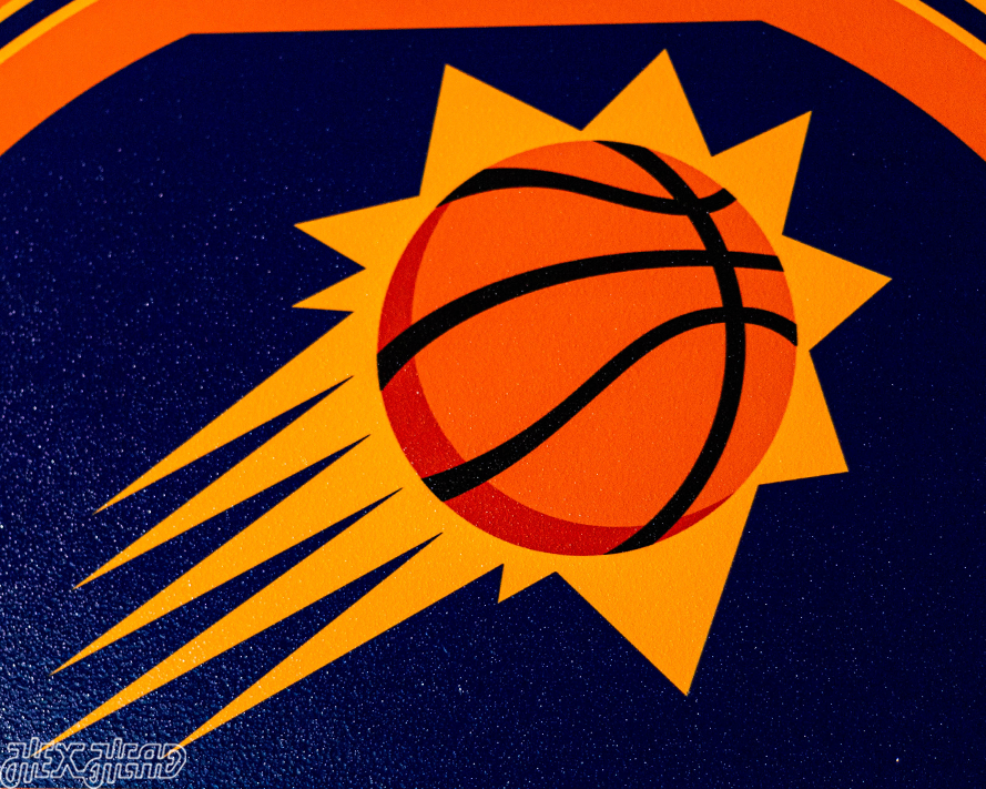 Phoenix Suns Personalized Monogram Metal Art