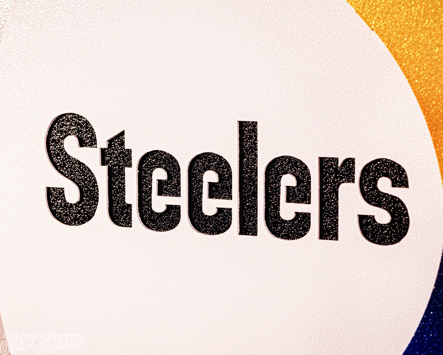 Pittsburgh Steelers "Steelmark" 3D Vintage Metal Wall Art