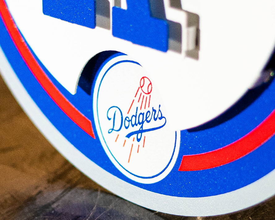 Los Angeles Dodgers 2024 World Series GIFT COLLECTION 3D Metal Wall Art