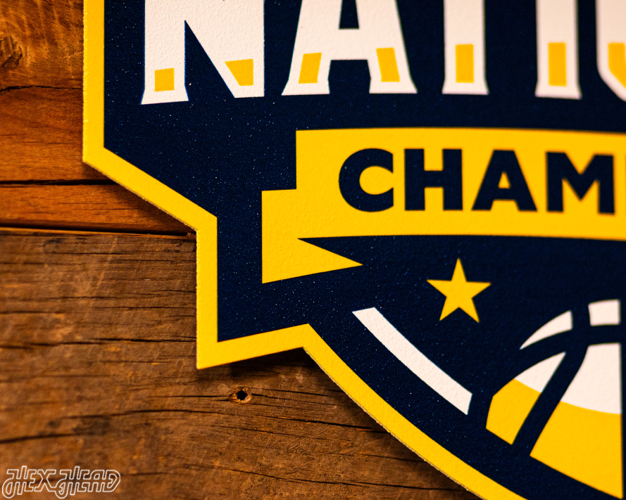 SINGLE layer Michigan Wolverines 2026 Men's Basketball National Champions