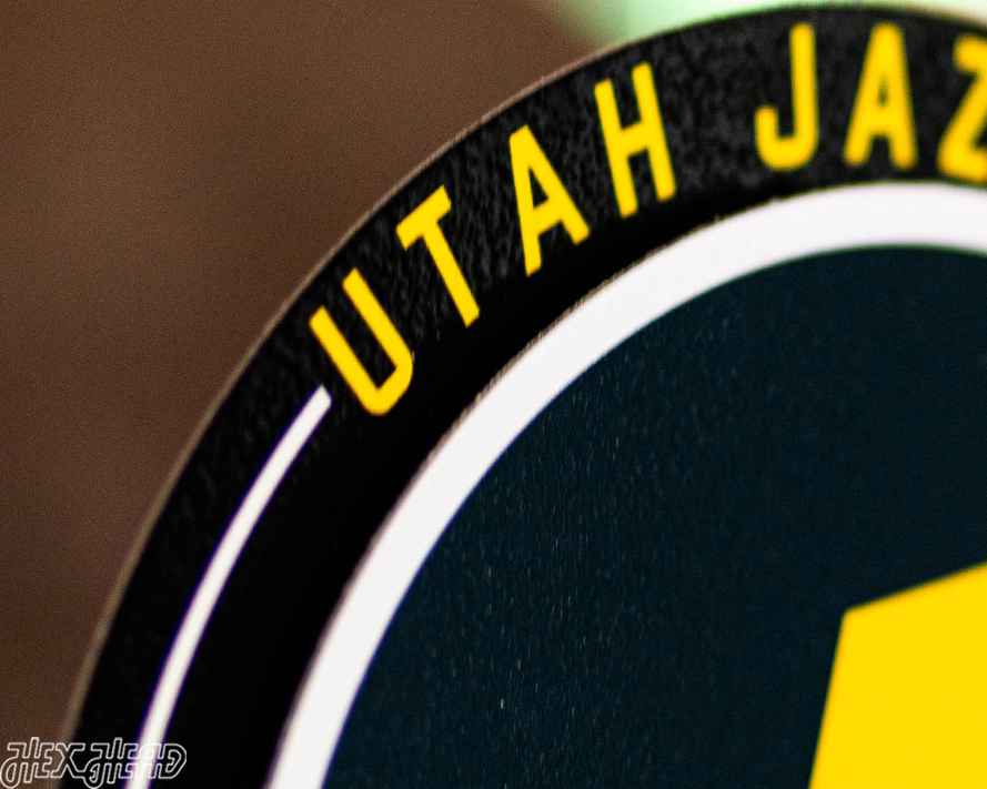 Utah Jazz "Double Play" On the Shelf or on the Wall Art