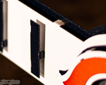 Chicago Bears Wordmark 3D Vintage Metal Wall Art