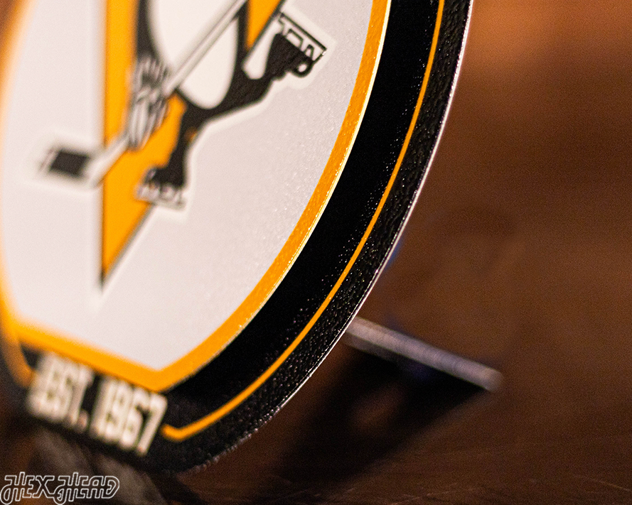 Pittsburgh Penguins "Double Play" On the Shelf or on the Wall Art