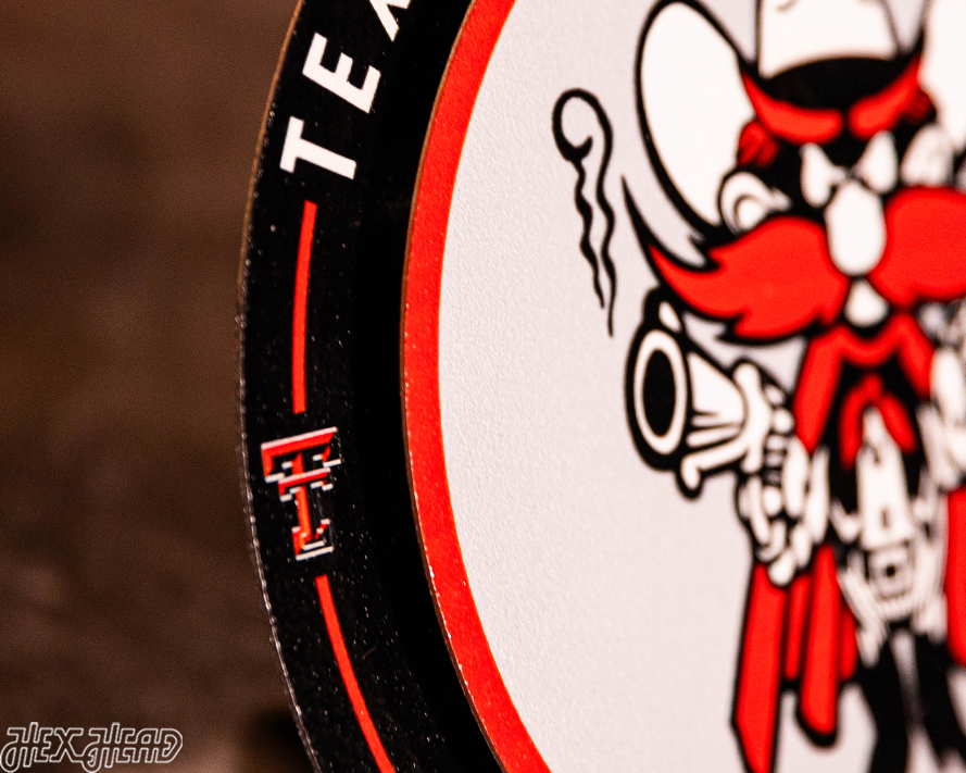 Texas Tech Red Raiders "Double Play" On the Shelf or on the Wall Art