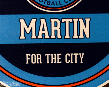 New York City FC Personalized Monogram Metal Art