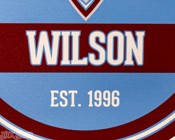 Colorado Rapids Personalized Monogram Metal Art