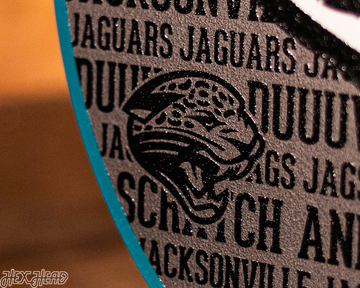 Jacksonville Jaguars CRAFT SERIES 3D Vintage Metal Wall Art