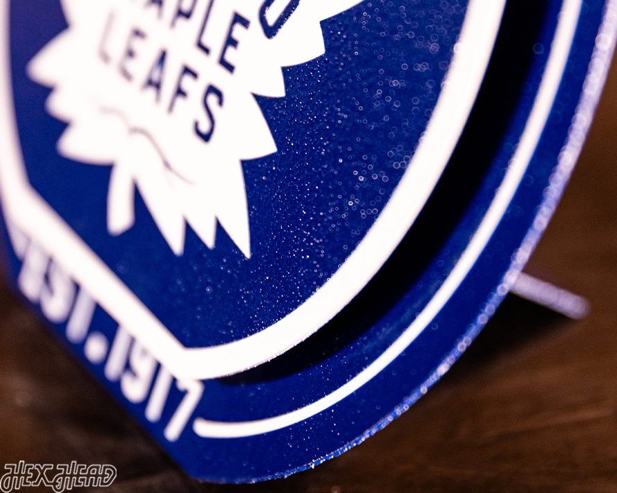 Toronto Maple Leafs "Double Play" On the Shelf or on the Wall Art