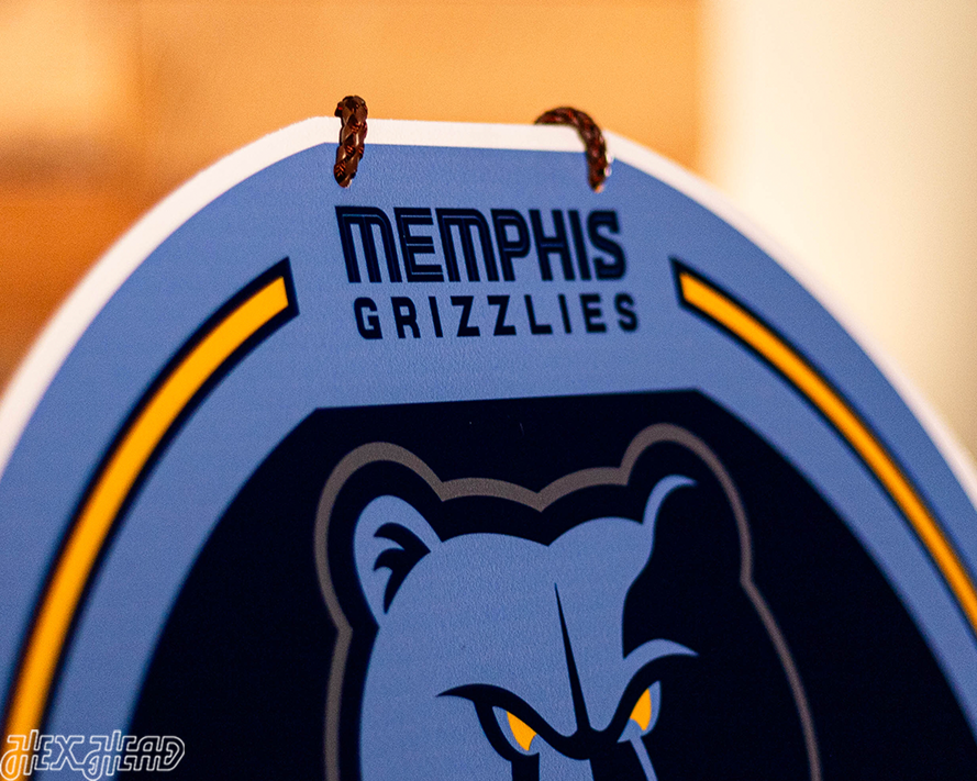 Memphis Grizzlies Personalized Monogram Metal Art