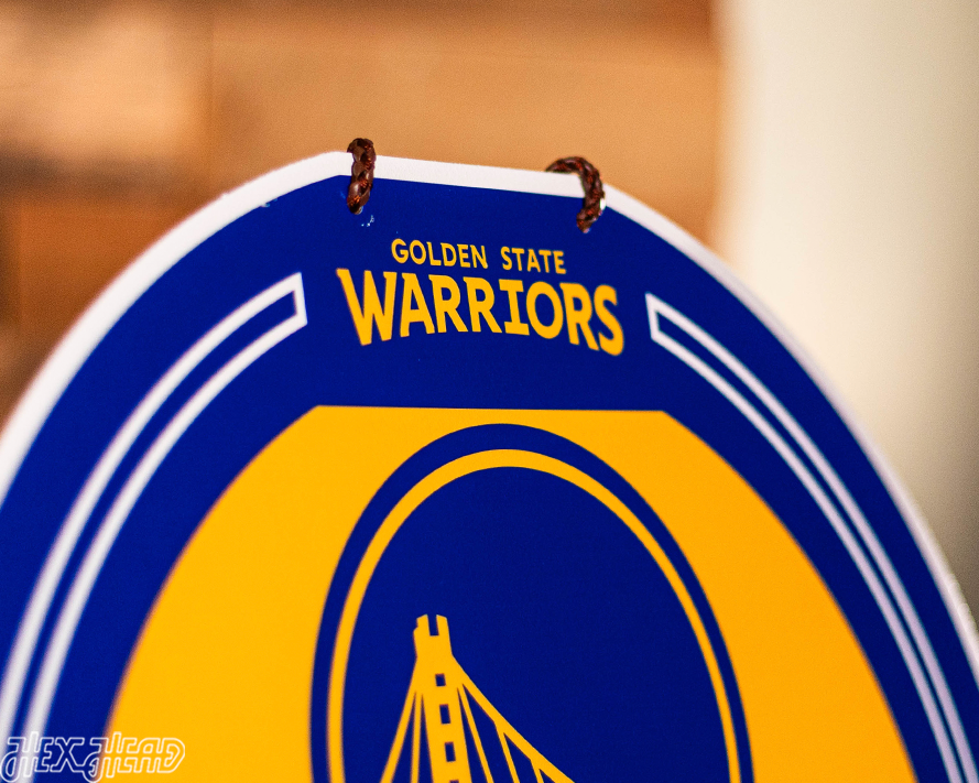 Golden State Warriors Personalized Monogram Metal Art