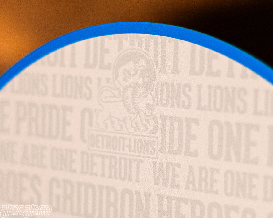 Detroit Lions CRAFT SERIES 3D Embossed Metal Wall Art