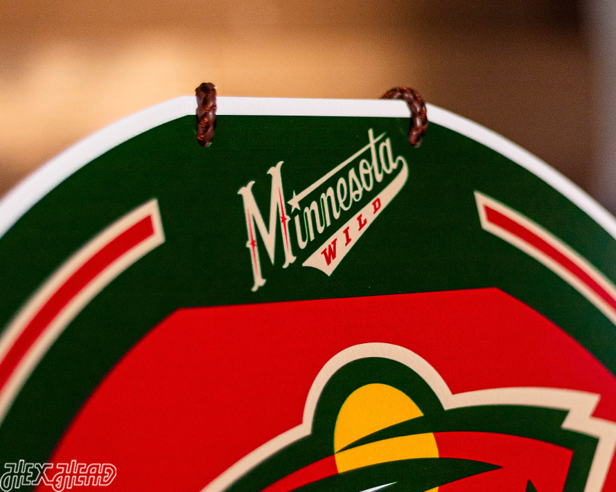 Minnesota Wild Personalized Monogram Metal Art