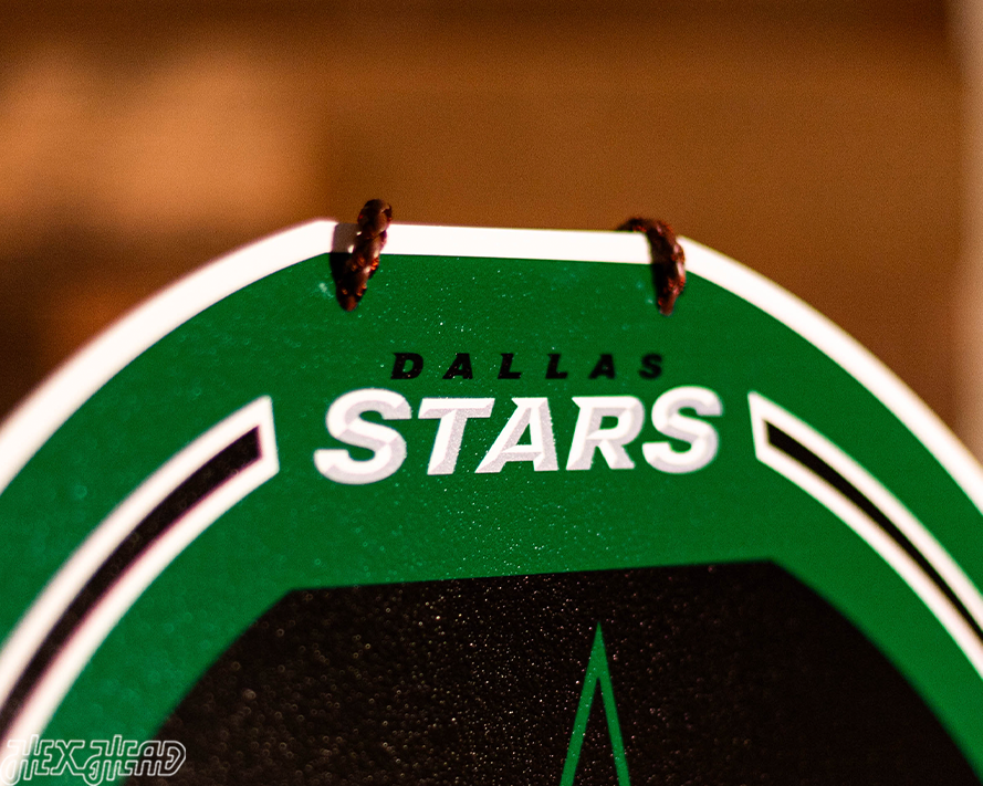 Dallas Stars Personalized Monogram Metal Art