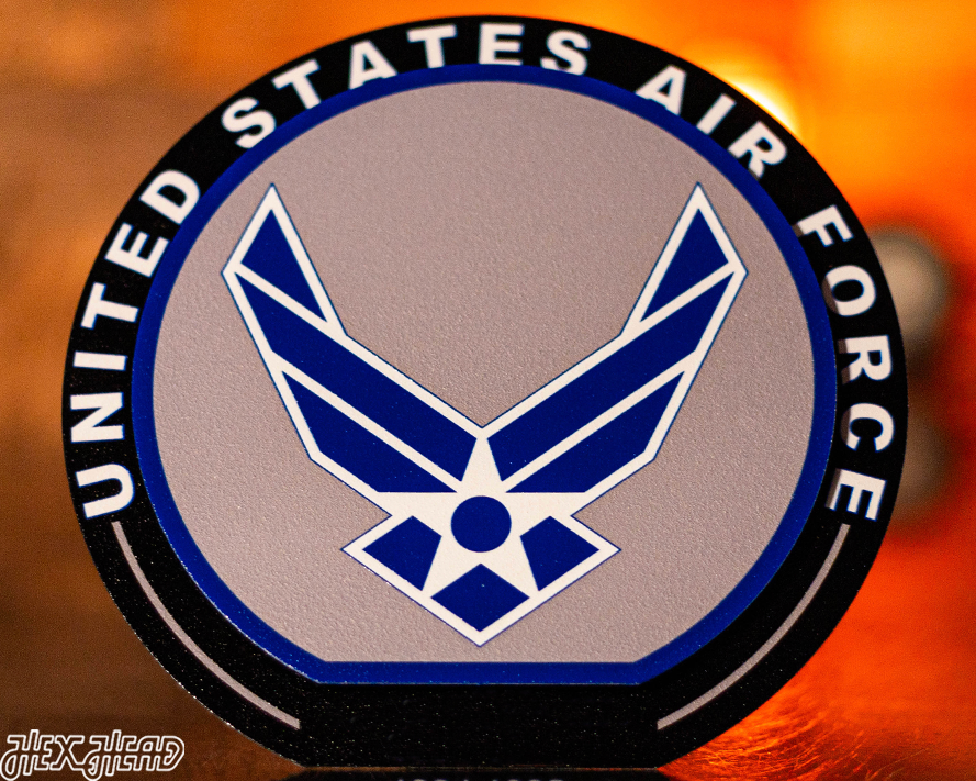 United States Air force "Double Play" On the Shelf or on the Wall Art