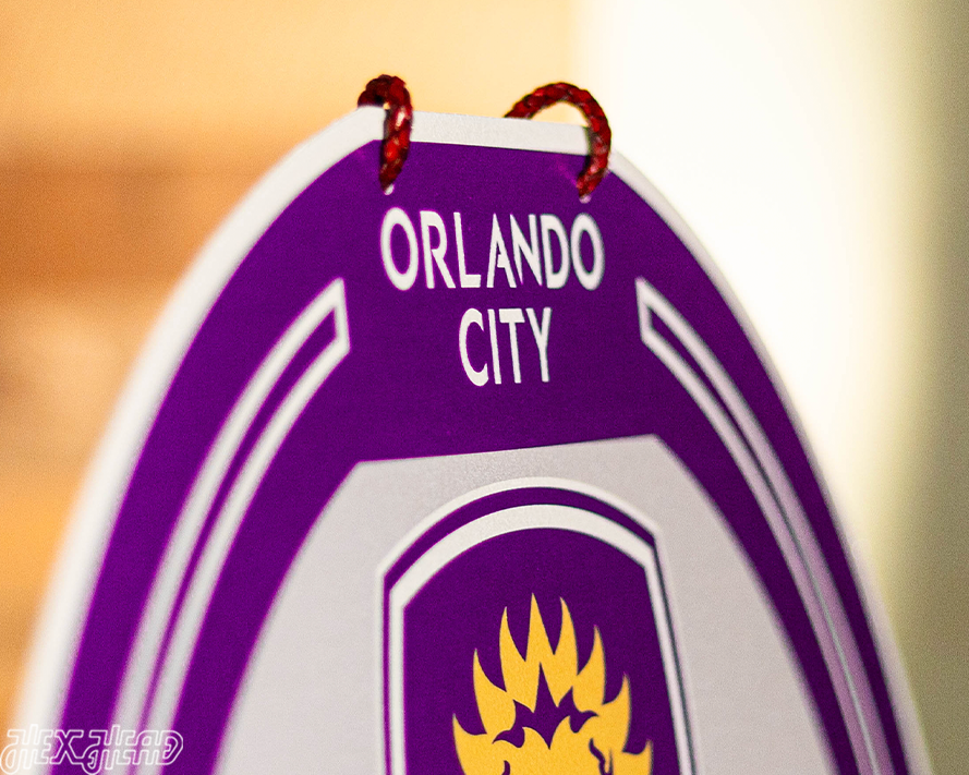 Orlando City SC Personalized Monogram Metal Art