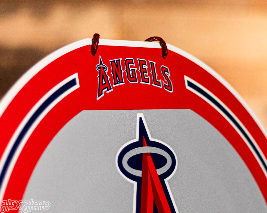 Los Angeles Angels Personalized Monogram Metal Art