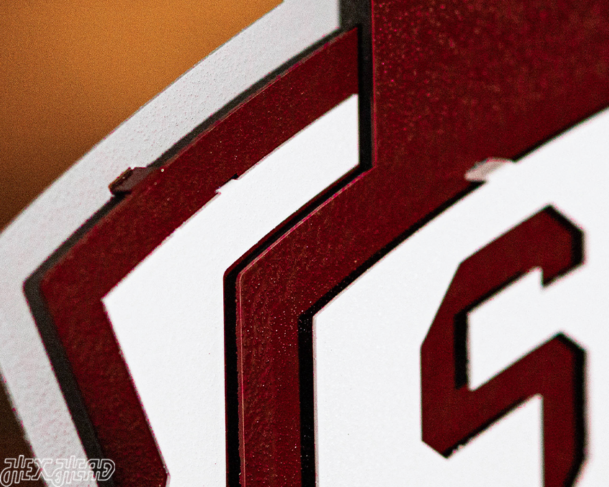 Mississippi State "M State" 3D Metal Wall Art