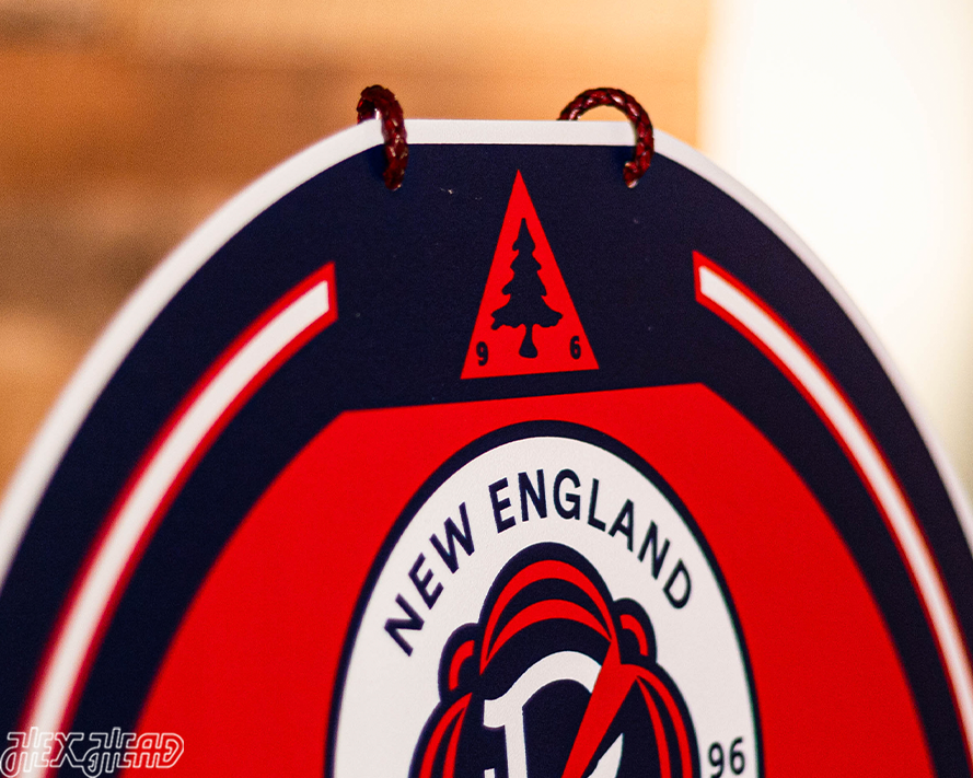 New England Revolution Personalized Monogram Metal Art