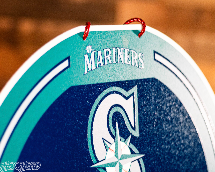 Seattle Mariners Personalized Monogram Metal Art