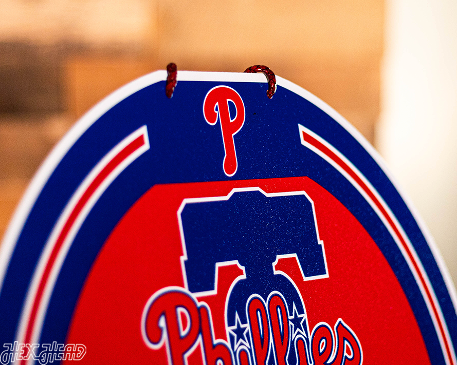 Philadelphia Phillies Personalized Monogram Metal Art