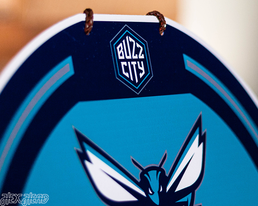 Charlotte Hornets Personalized Monogram Metal Art