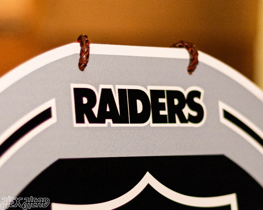 Las Vegas Raiders Personalized Monogram Metal Art